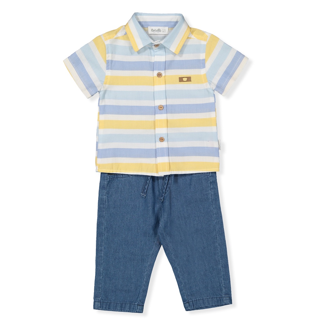 SET DE PANTALON Y  PLAYERA COLORED LINES