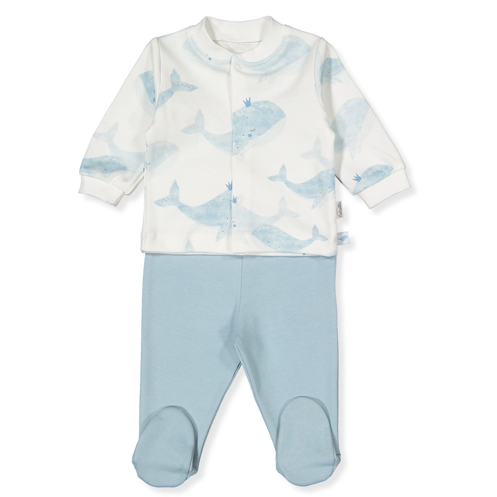 PIJAMA DOS PIEZAS WHALES
