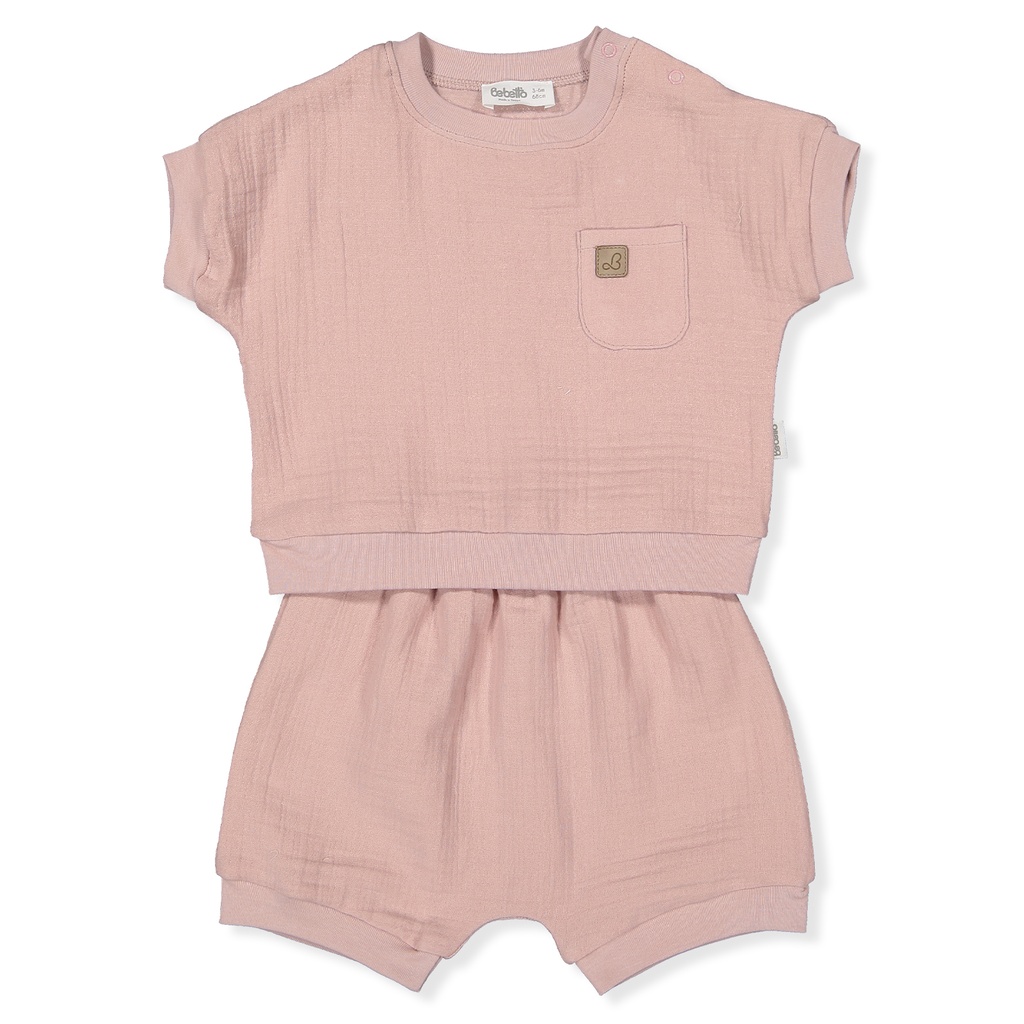 SET DE  SHORT Y PLAYERA HELLO