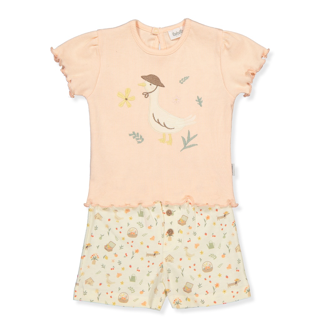SET DE SHORT Y PLAYERA CUTE DUCK