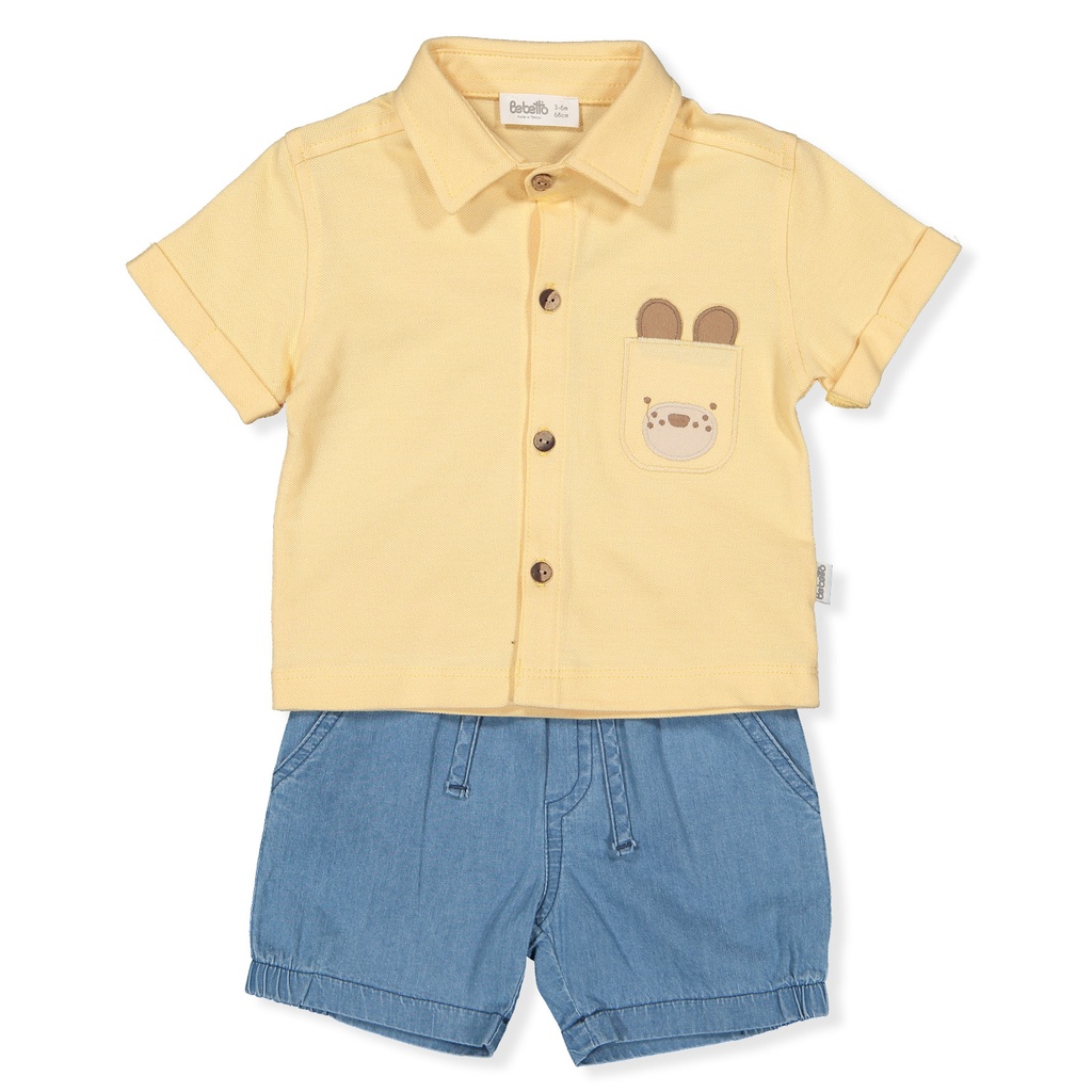 SET DE SHORT Y PLAYERA COLORED LINES