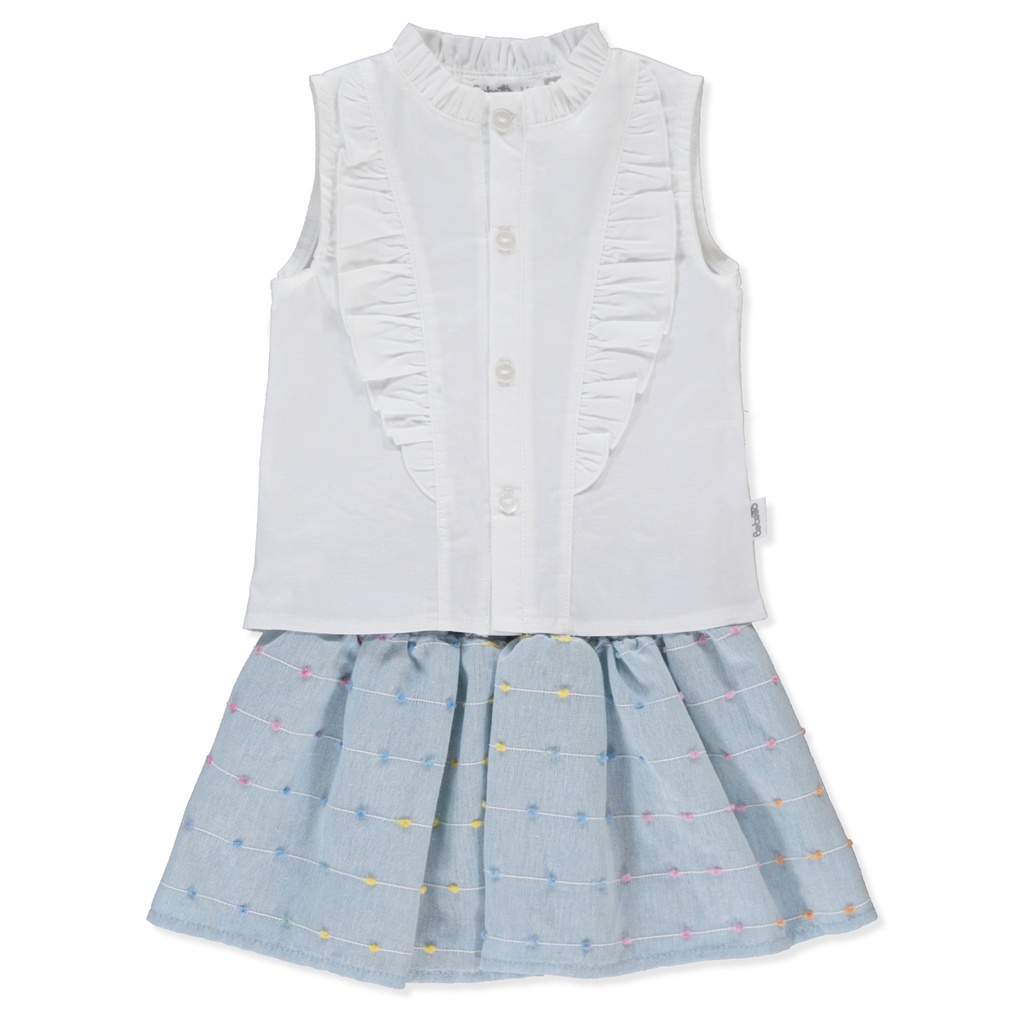 VESTIDO DOS PIEZAS PONPON TEAM