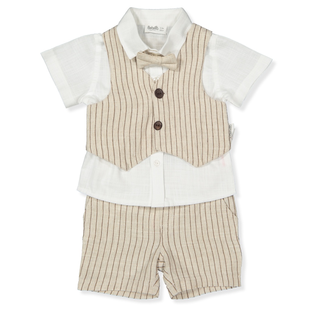 SET DE 3 TRAJE LINO COOL AND STYLISH