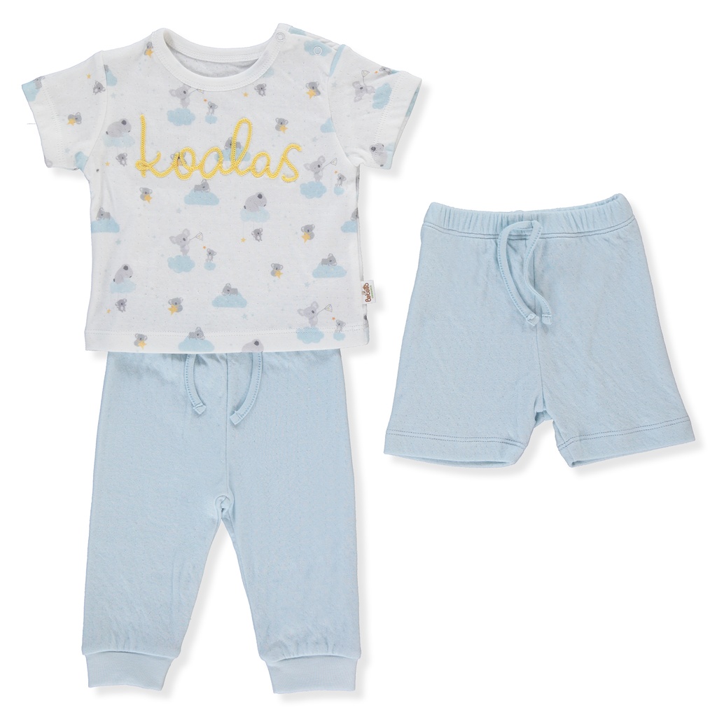 SET DE 3 PIEZAS ORGANIC STARS AND KOALAS