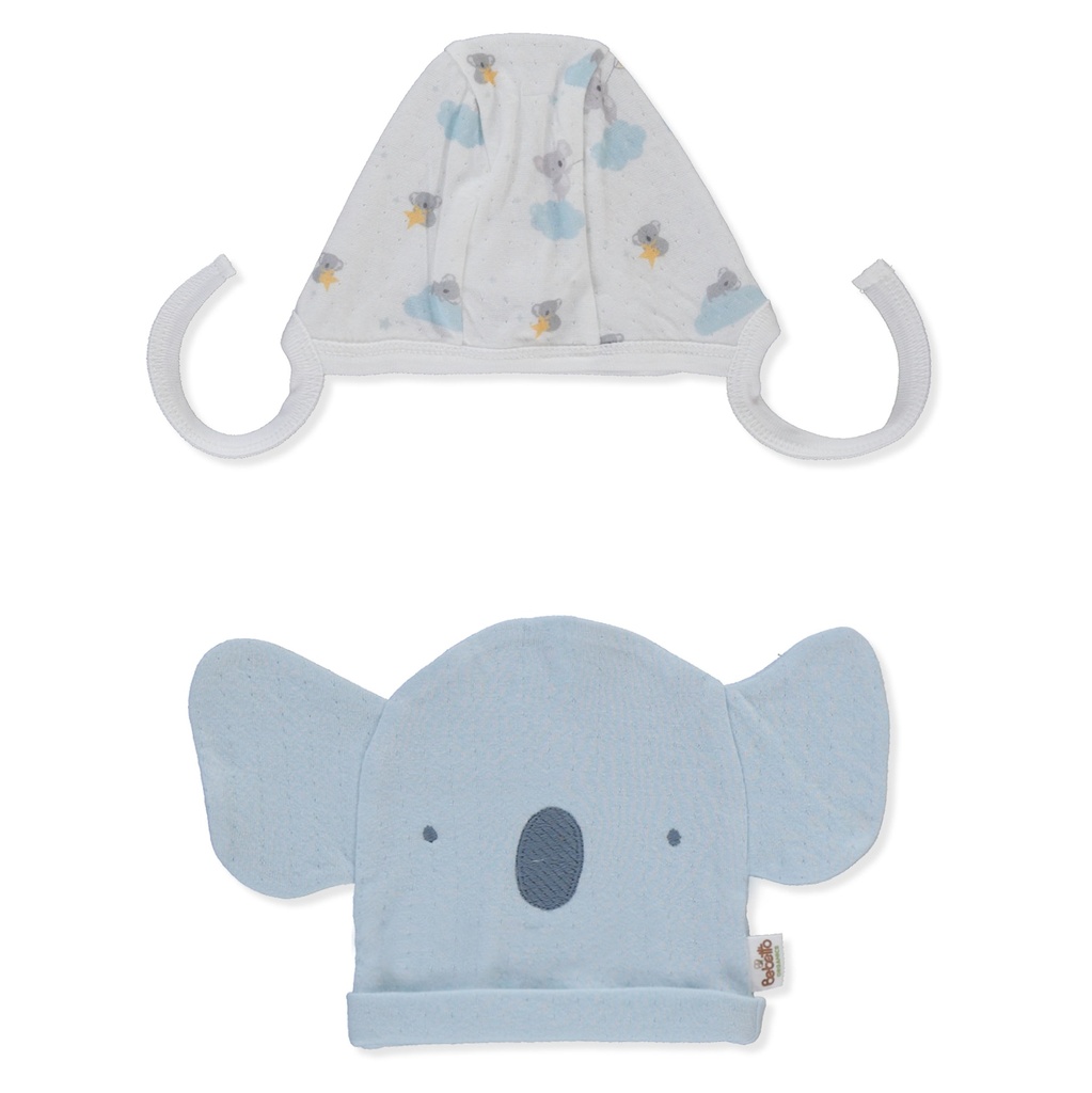 SET DE 2 SOMBREROS ORGANIC STARS AND KOALAS