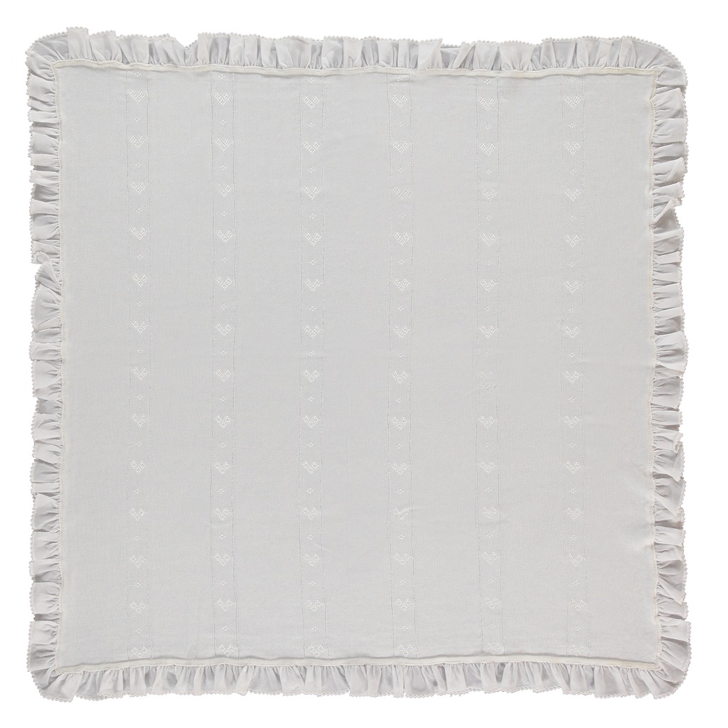 FRAZADA STRIPED-HEART