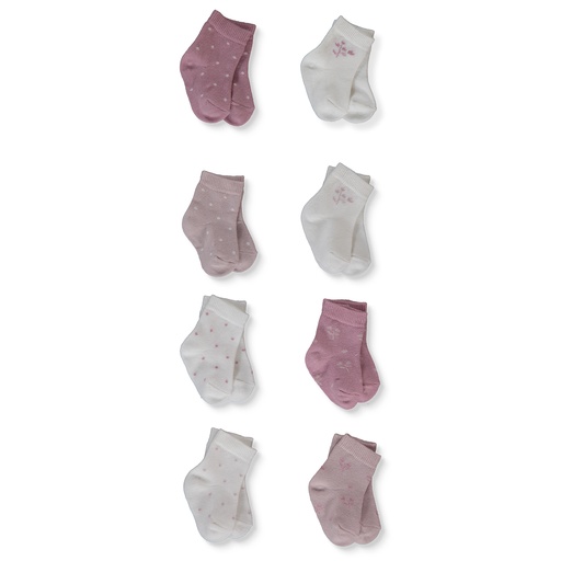 SET DE 2 CALCETINES/CALCETAS NATURE DARK PINK