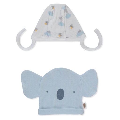 [8697558092155] SET DE 2 SOMBREROS ORGANIC STARS AND KOALAS