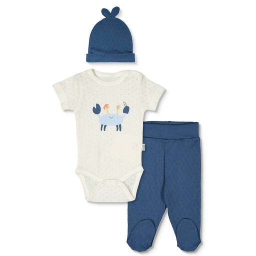 SET DE 3 PIEZAS SHIP BOY 0-3M