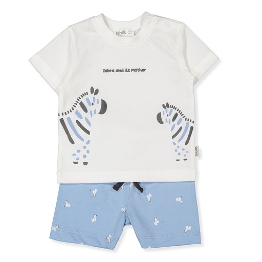 SET DE SHORT Y PLAYERA WALKING ZEBRAS